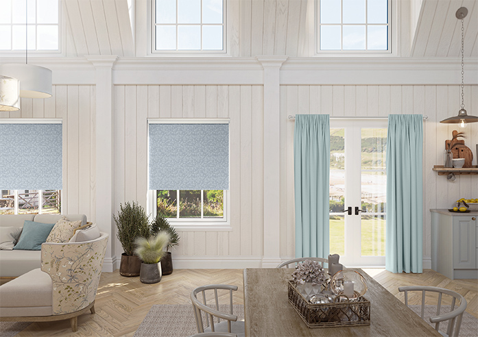 Ophelia, Stone Blue - Twist&Fit Roller Blind - Image 8